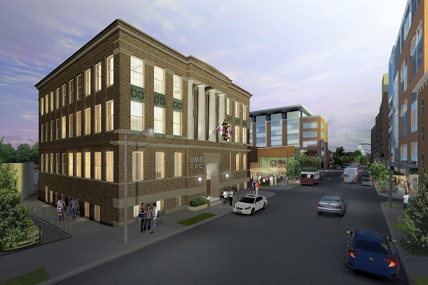 A rendering of the new CEC building