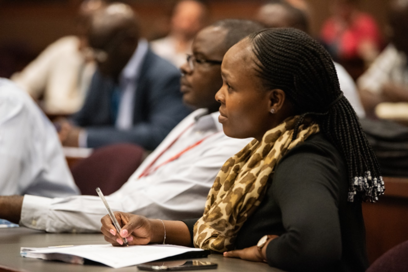 Attendees at the summit