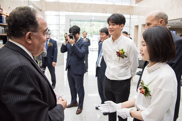 President Perman meeting locals