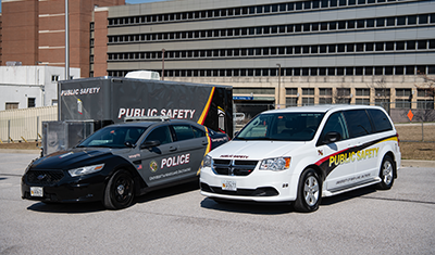 Two Police Cars