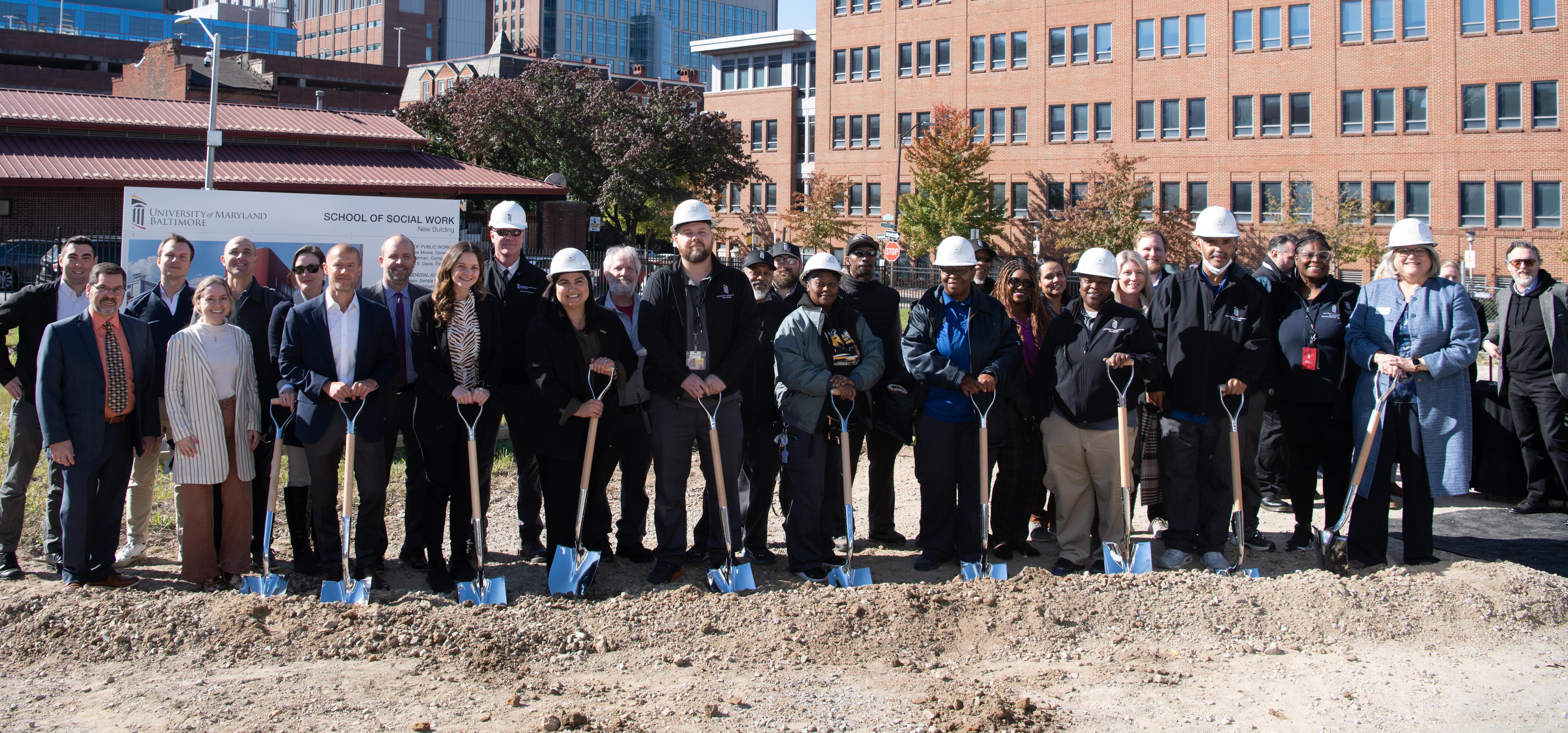 F&O staff at SSW groundbreaking