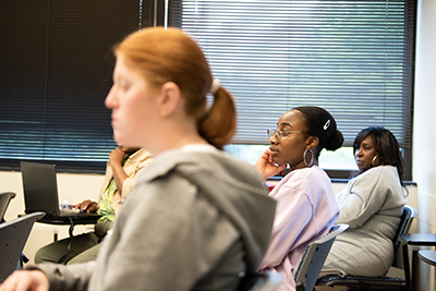 Students in a classroom