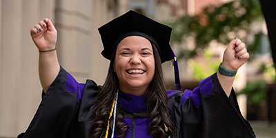 Student Graduating