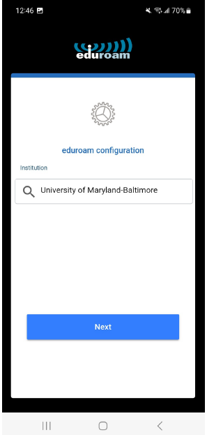 Eduroam Configuration