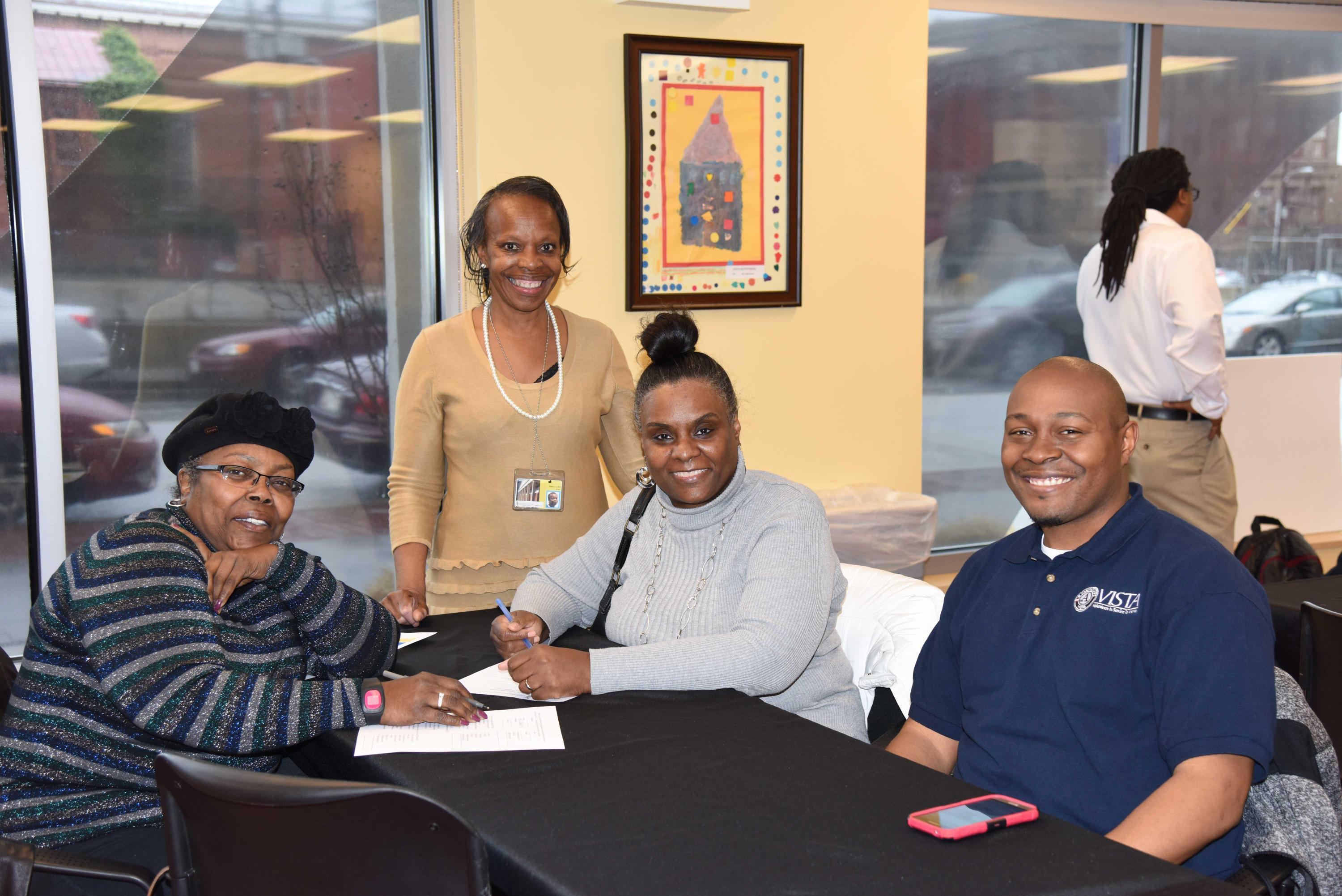 Some local folks at the Community Engagement Center