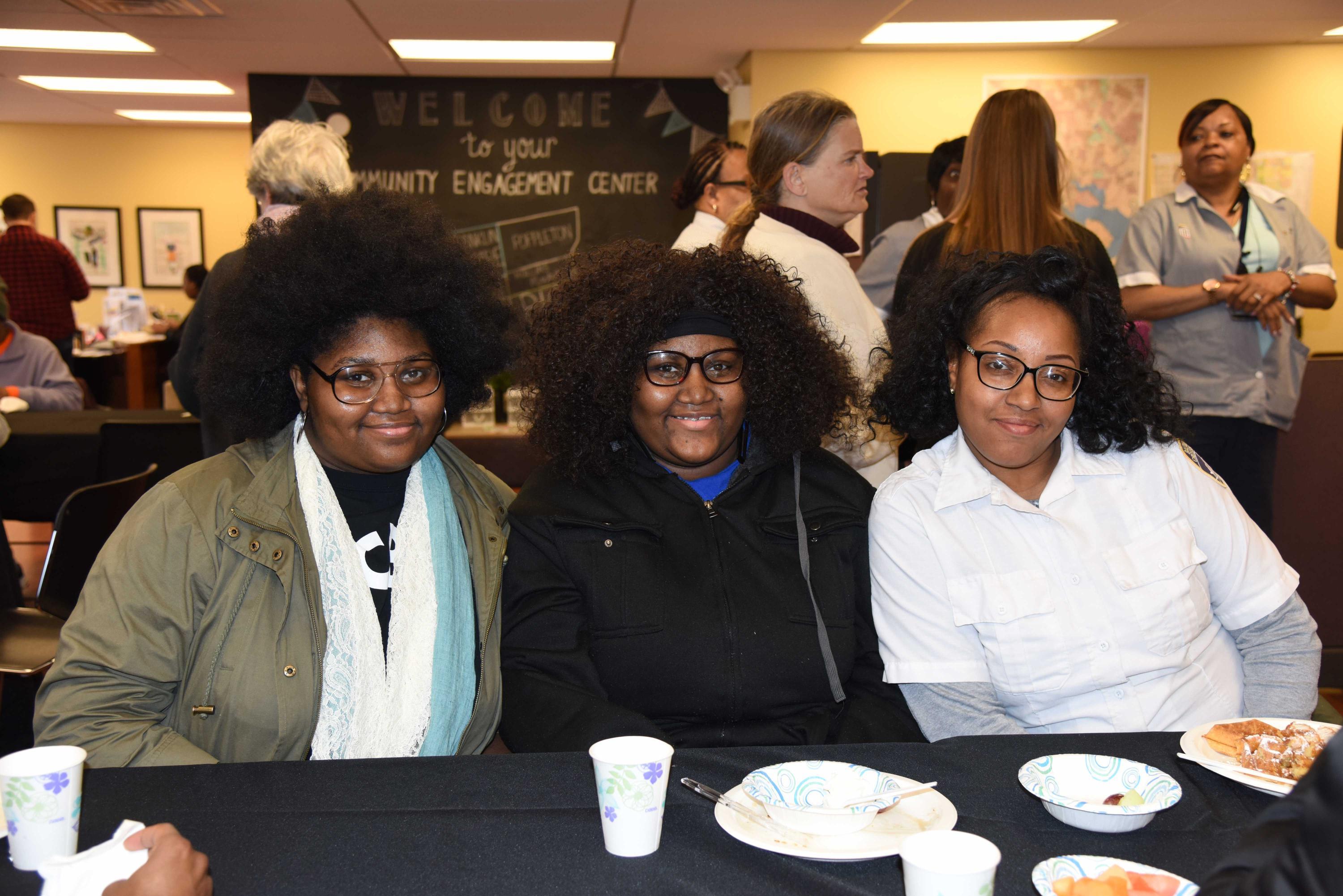 Some citizens at the Community Engagement Center at University of Maryland, Baltimore