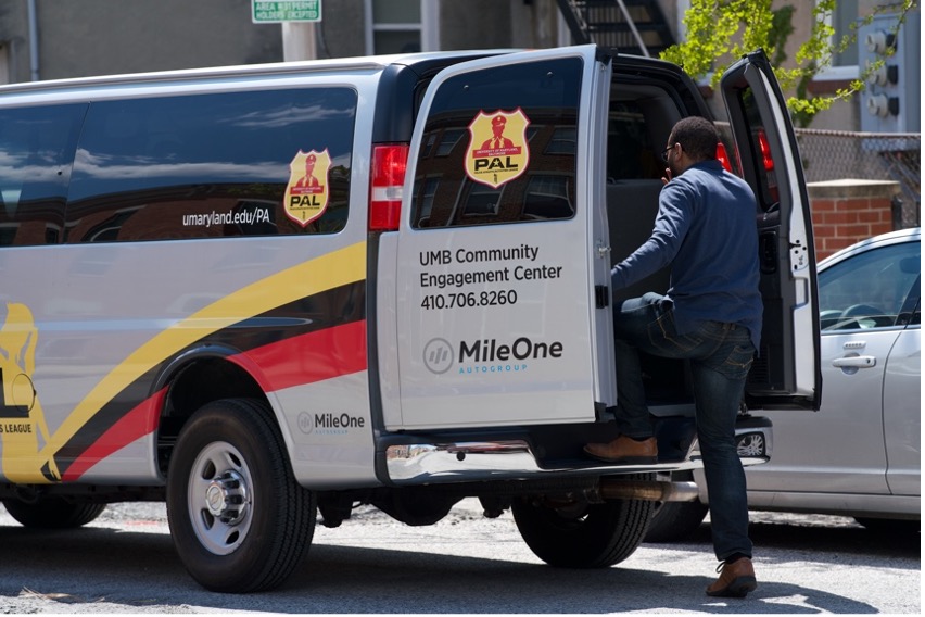 Branding for Specific Initiatives on a vehicle door