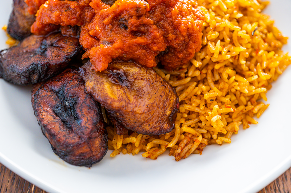 Photo of jollof rice