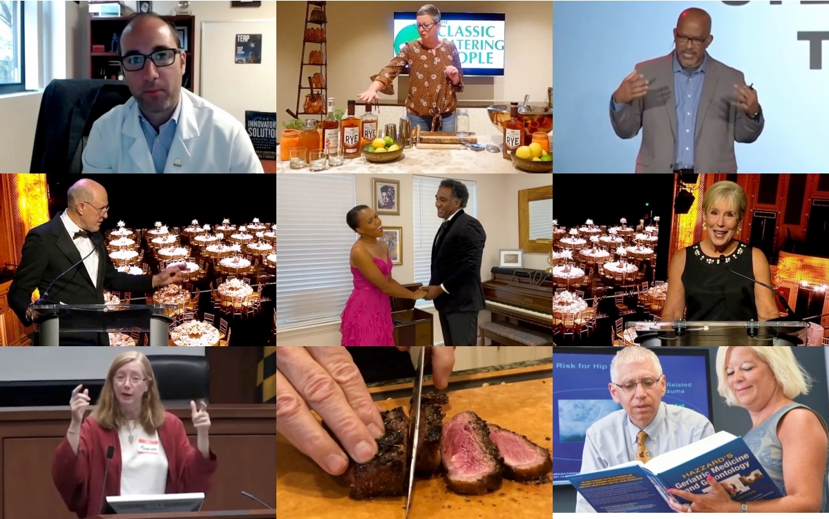 (Top row, l-r) Joseph Scalea, mixologist Krisztina Little, Russell McClain; (middle row, l-r) Bruce Jarrell, Norm Lewis and Nikki Renee Daniels, Denise Koch; (bottom row, l-r) Maureen Sweeney, Linwood Dame, Jay Magaziner.