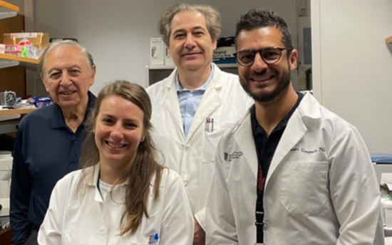 Drs. Robert Gallo, Francesca Benedetti, Davide Zella and Giovannino Silvestri