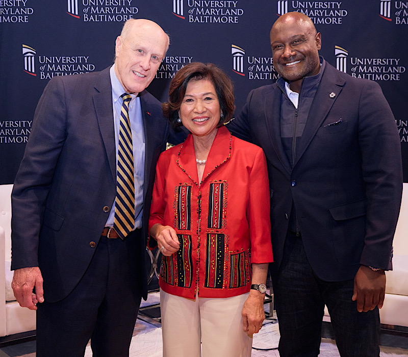 (l-r) Bruce Jarrell, Loida Lewis, and Luke Cooper