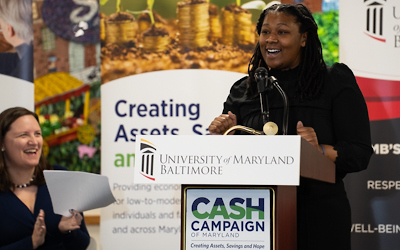 Aliya Kingwood talks about her experience using the volunteers at the CASH Camapaign of Maryland to file her 2021 taxes.