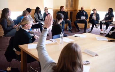 Students participate in the 11th Annual Interprofessional Education Day.