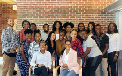 Members of UMSOD's Student National Dental Association executive board.