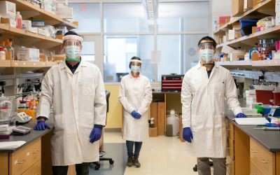 Researchers in the University of Maryland School of Pharmacy.