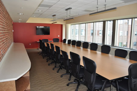 Meeting Room 311 with table top space for catered events