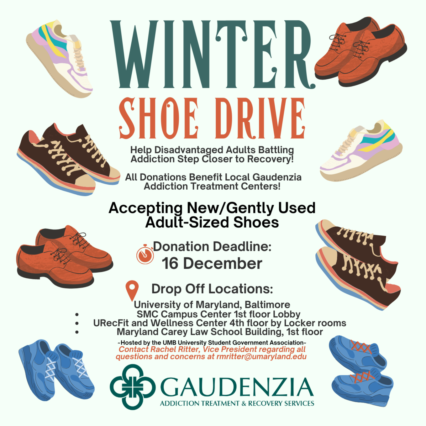 USGA Winter Shoe Drive 2025 Flyer Cropped