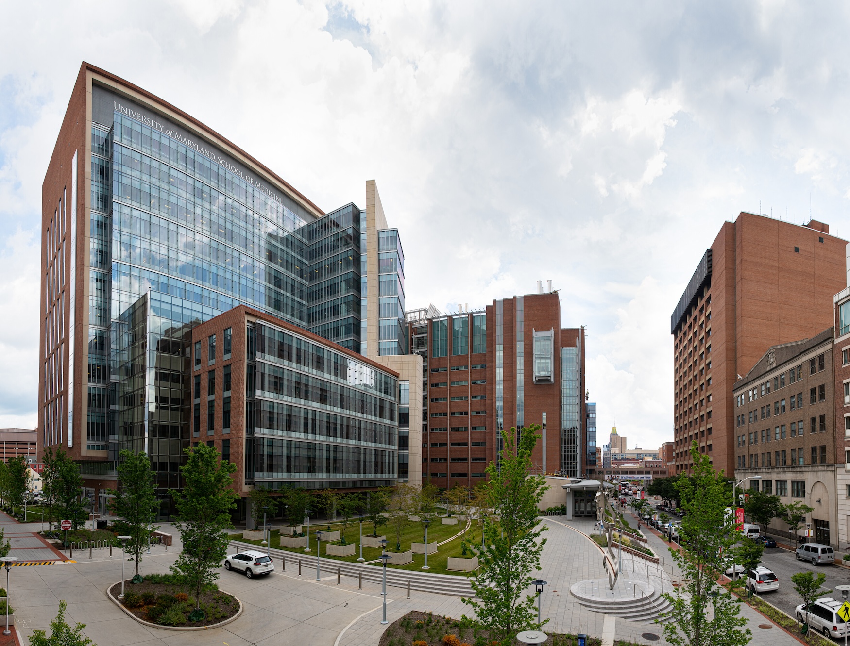 buildings on the UMB campus