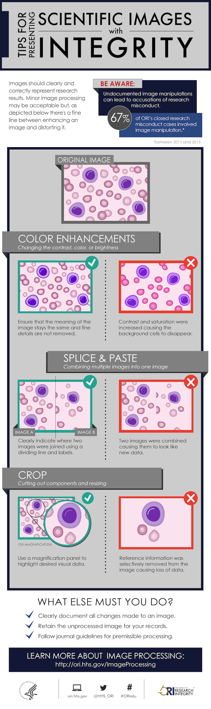 Tips for Presenting Scientific Images with Integrity by ORI