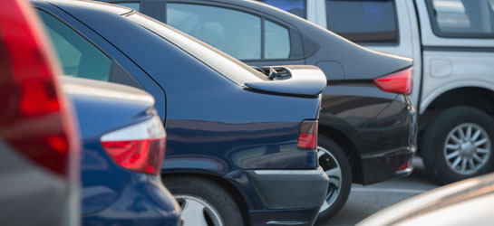 Image of cars in garage