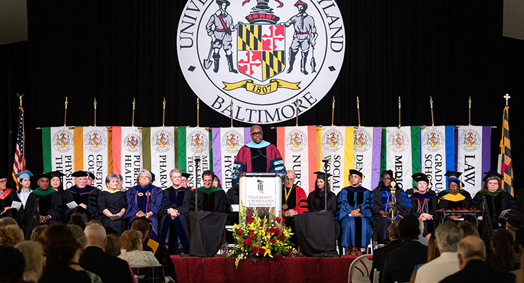 The Provost speaking at Convocation