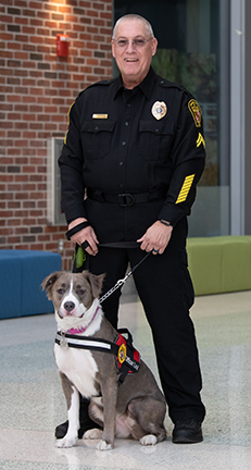 Comfort K9 Lexi and Cpl. JR Jones