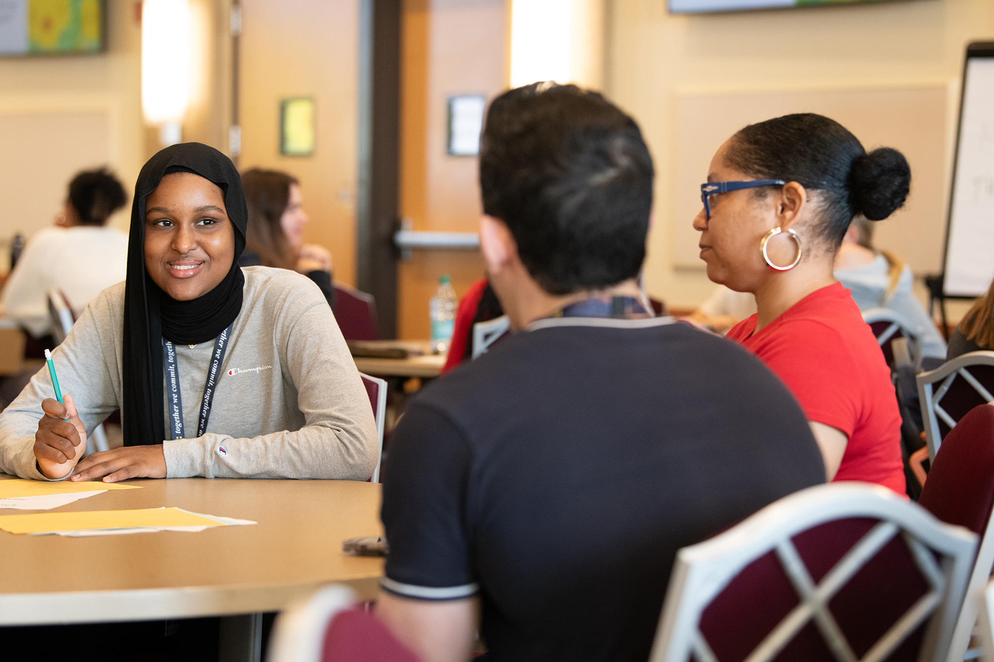 Students at Orientation