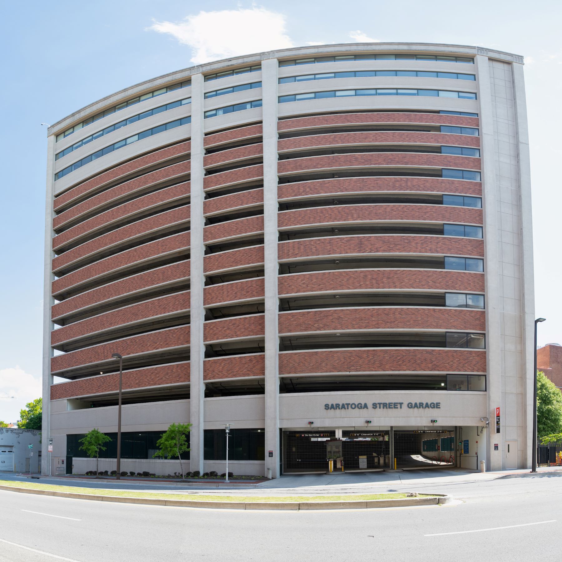 Picture of a brick building with 14 floors